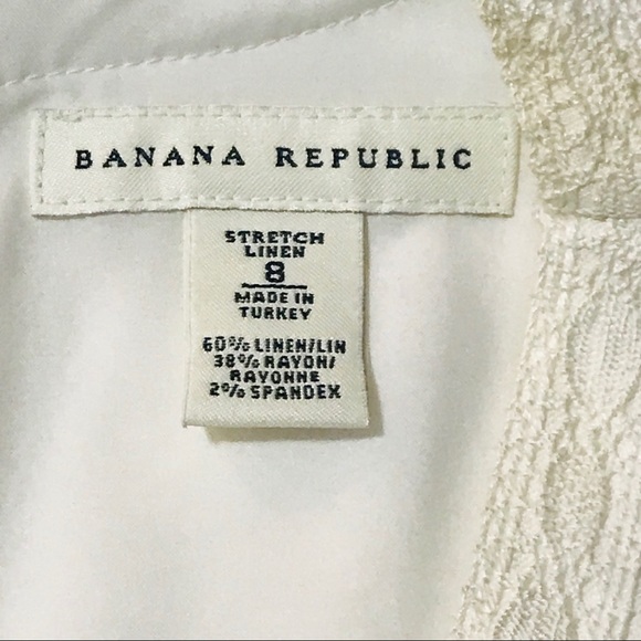 Banana Republic linen spring Raster dress 8 - Picture 5 of 5